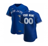 Men's Toronto Blue Jays Custom Royal Alternate 2020 Authentic Player Baseball Jersey