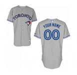 Toronto Blue Jays Personalized custom grey Jersey