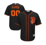 Men's San Francisco Giants Customized Black Alternate 2017 Cool Base Custom Baseball Baseball Jersey