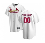 Men's St. Louis Cardinals Home 2020 Baseball Custom Cool Base Jersey - White