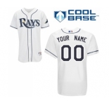 Tampa Bay Rays Personalized Custom White Baseball Jersey