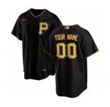 Men's Pittsburgh Pirates Alternate 2020 Baseball Custom Cool Base Jersey - Black