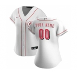 Women's Cincinnati Reds 2020 Home Replica Custom Jersey - White