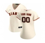 Women's San Francisco Giants 2020 Home Replica Custom Jersey - Cream
