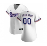 Women's Texas Rangers 2020 Home Replica Custom Jersey - White