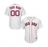 Youth Boston Red Sox White Custom Cool Base Baseball Baseball Jersey