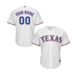 Youth Texas Rangers White Custom Cool Base Baseball Baseball Jersey