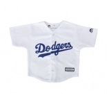 Toddler Los Angeles Dodgers Majestic Official Cool Base Customized Jersey - White