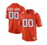 Men's Clemson Tigers Custom Name Number Jersey Orange NCAA 19-20