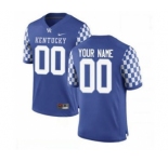 Men's Kentucky Wildcats Custom Name Number Navy College Football Jersey