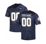 Men's Notre Dame Fighting Irish Custom Name Number NCAA Jersey - Navy