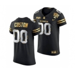 Men's Ohio State Buckeyes Custom 2021 Sugar Bowl Jersey Football Black Gold