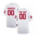 Men's Oklahoma Sooners Jersey Custom Name Number White Stitched NCAA