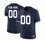 Men's Penn State Nittany Lions Custom Name Number Navy NCAA Jersey