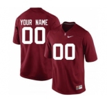 Men's Stanford Cardinal Custom Name Number Jersey NCAA Scarlet 19-20