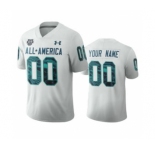 Men's White Custom Jersey 2020 All-America Football Game