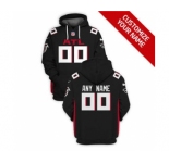 Men's Atlanta Falcons Active Player Custom 2021 Black Pullover Football Hoodie