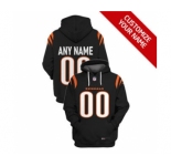 Men's Cincinnati Bengals Active Player Custom 2021 Black Pullover Football Hoodie 2