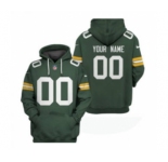 Men's Green Bay Packers Active Player Custom 2021 Green Pullover Football Hoodie 2