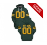 Men's Green Bay Packers Active Player Custom 2021 Green Pullover Football Hoodie