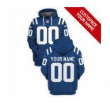 Men's Indianapolis Colts Active Player Custom 2021 Blue Pullover Football Hoodie