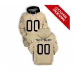 Men's New Orleans Saints Active Player Custom 2021 Gold Pullover Football Hoodie