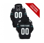 Men's Philadelphia Eagles Active Player Custom 2021 Black Pullover Football Hoodie