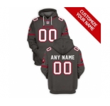Men's Tampa Bay Buccaneers Active Player Custom 2021 Gray Pullover Football Hoodie
