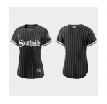 Women Chicago White Sox Black 2021 City Connect Replica Jersey