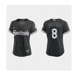 Women Chicago White Sox Bo Jackson Black 2021 City Connect Replica Jersey