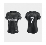 Women Chicago White Sox Tim Anderson Black 2021 City Connect Replica Jersey