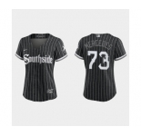 Women Chicago White Sox Yermin Mercedes Black 2021 City Connect Replica Jersey