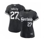 Women's Chicago White Sox #27 Lucas Giolito 2021 Black Connect City Stitched Baseball Jersey