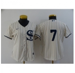 Women's Chicago White Sox #7 Tim Anderson Cream 2021 Field of Dreams Jersey
