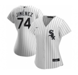 Women's Chicago White Sox #74 Eloy Jimenez White Stitched Baseball Jersey