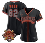Women's San Francisco Giants #62 Wilkin Ramos Black 2026 Alternate Stadium Stitched Baseball Jersey