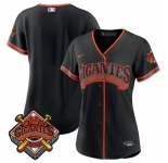 Women's San Francisco Giants Blank Black 2026 Alternate Stadium Stitched Baseball Jersey