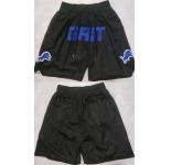 Men's Detroit Lions Black Shorts
