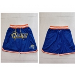 Men's Los Angeles Rams Blue Just Don Swingman Shorts