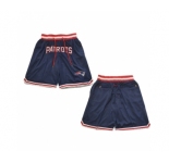 Men's New England Patriots Navy Shorts (Run Small)