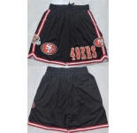 Men's San Francisco 49ers Black Shorts