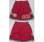 Men's San Francisco 49ers Red Shorts