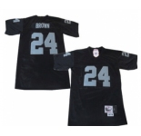 Oakland Raiders #24 Willie Brown Black Throwback Jersey