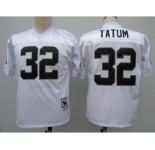 Oakland Raiders #32 Jack Tatum White Throwback Jersey