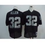 Oakland Raiders #32 Marcus Allen Black Throwback Jersey