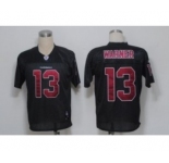 Reebok Arizona Cardinals #13 Kurt Warner Black Jersey
