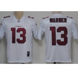 Reebok Arizona Cardinals #13 Kurt Warner White Jersey