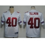 Reebok Arizona Cardinals #40 Pat Tillman White Jersey