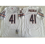 Men's Chicago Bears #41 Brian Piccolo White Limited Stitched Football Jersey