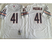 Men's Chicago Bears #41 Brian Piccolo White Limited Stitched Football Jersey